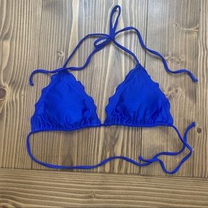Luli Fama blue bikini top
